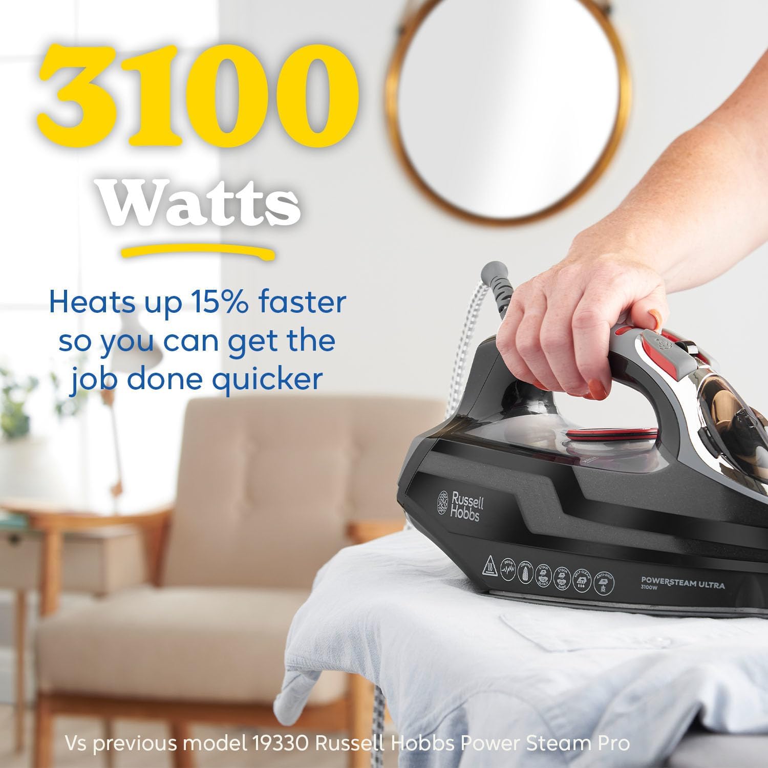 Buy Russell Hobbs,Russell Hobbs 20630 Powersteam Ultra Vertical Steam Iron - Gadcet UK | UK | London | Scotland | Wales| Near Me | Cheap | Pay In 3 | Steam Iron